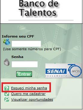 Se você é funcionário do SENAI Pernambuco, exfuncionário ou já prestou serviço à instituição como pessoa física, deverá