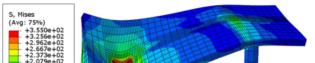 3-a), onde se reproduz a curva força de compressão-deslocamento (na interface da chapa de ancoragem com o betão).