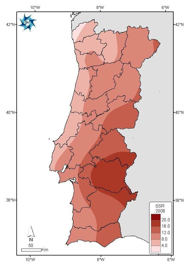 Comparação do SSR 2003 2004 2005 2006 2007 2008 2009 2010