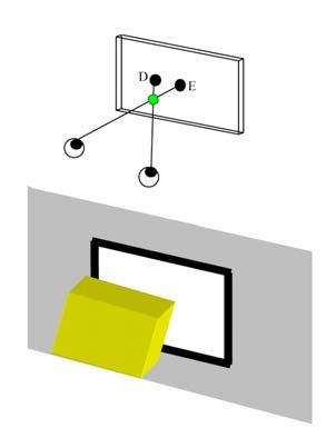 o Paralaxe positiva: o objeto é visto atrás do plano da tela; o Paralaxe negativa: o objeto é visto a frente do plano da tela.