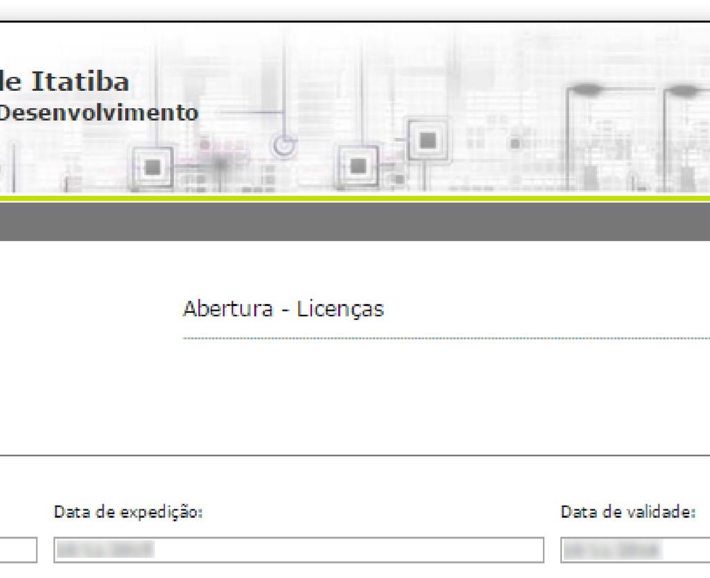 estaduais de licenciamento (Corpo de