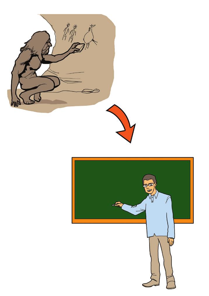 102 e-tec Brasil Tópicos em Educação a Distância As pinturas rupestres seriam, então, uma forma de comunicação entre os homens das cavernas? O que foi utilizado para realizar as pinturas?