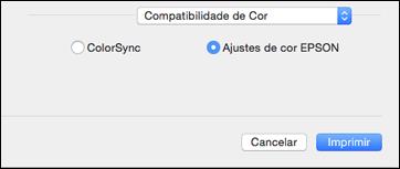 Como fazer o gerenciamento de cores - OS X Você pode ajustar as configurações de correspondência de cores para melhorar as cores no seu impresso ou desativar o gerenciamento de cores no software da