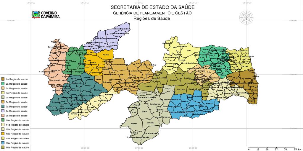 Regionalização do Estado da Paraíba 16