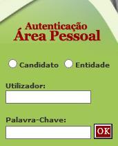 Pedido de apoio 1º Passo Autenticação da entidade no portal Netemprego e acesso ao formulário A autenticação como