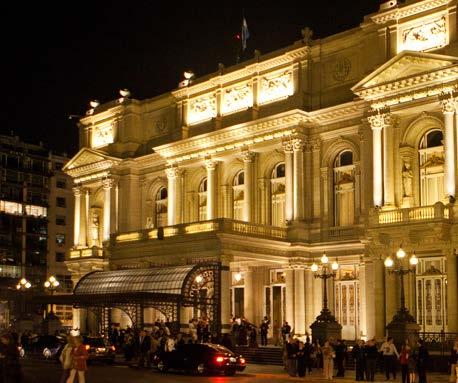 OUTROS BONS PASSEIOS COM ARTE Teatro Colón A casa de ópera de Buenos Aires é considerada uma das cinco melhores do mundo. Impressionante?