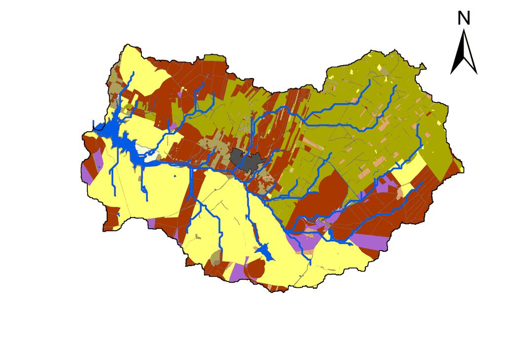 Bacia hidrográfica do Enxoé a montante do reservatório