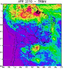 precipitação da Zona de Convergência Intertropical ao norte da costa norte do Nordeste foi maior no sétimo dia de previsão para o MM5 e o MRF (Figura 1 b -g).