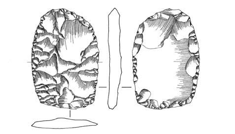 Fig. 25 Foliáceos tipo lâmina ovóide.