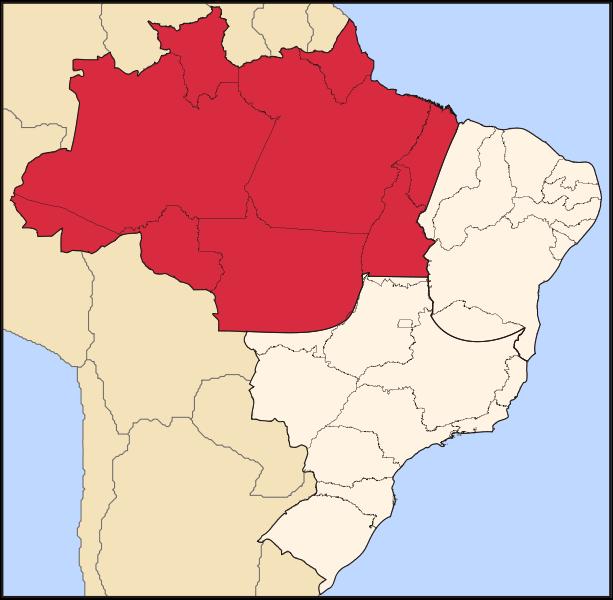 COMPLEXO AMAZÔNICO 1- Leste do Maranhão. 1 2- Sul do Tocantins.