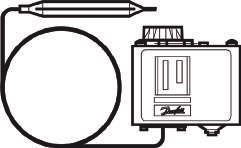DANFOSS RT L Tipo de sensor do termostato DANFOSS KP Termostatos DANFOSS UT