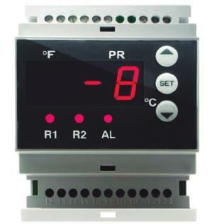 12.10. Controladores de temperatura AKO Aplicações TIM-22 TE: Frio industrial e comercial, vitrinas, quadros elétricos, etc.