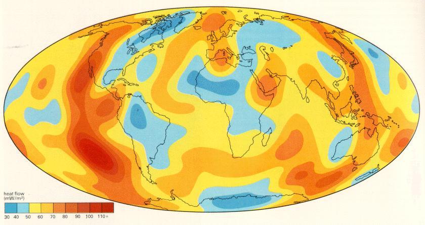 Os métodos geofísicos 39 Geotermia A determinação do fluxo de calor na superfície terrestre