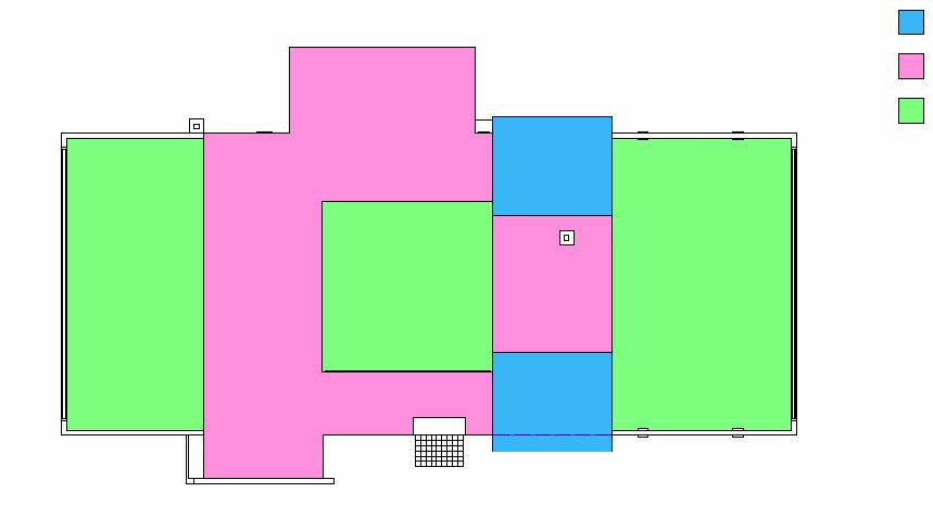 COBERTURA Praticamente todos os cômodos internos da casa são cobertos por uma laje plana, exceto na sala de estar, onde há lajes inclinadas em