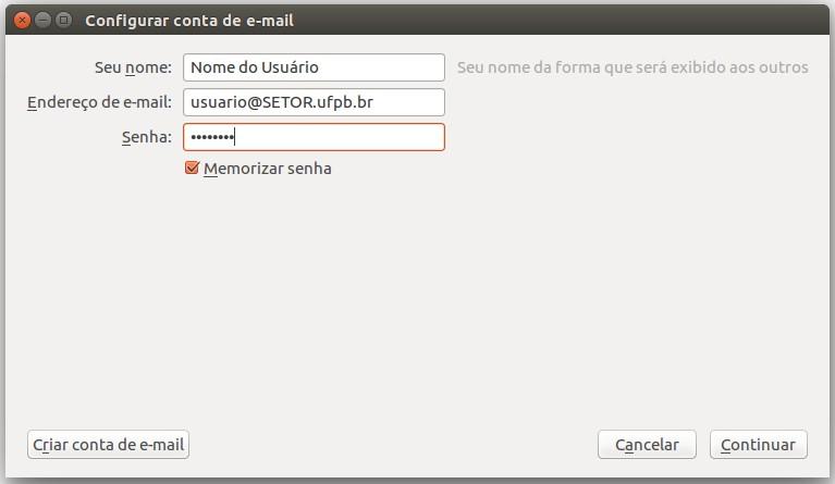 Os exemplos serão baseados nos clientes de e-mail mais comuns, que são eles o Thunderbird e o Outlook, além do cliente de e-mail do Android. 1. Configurando o Thunderbird.