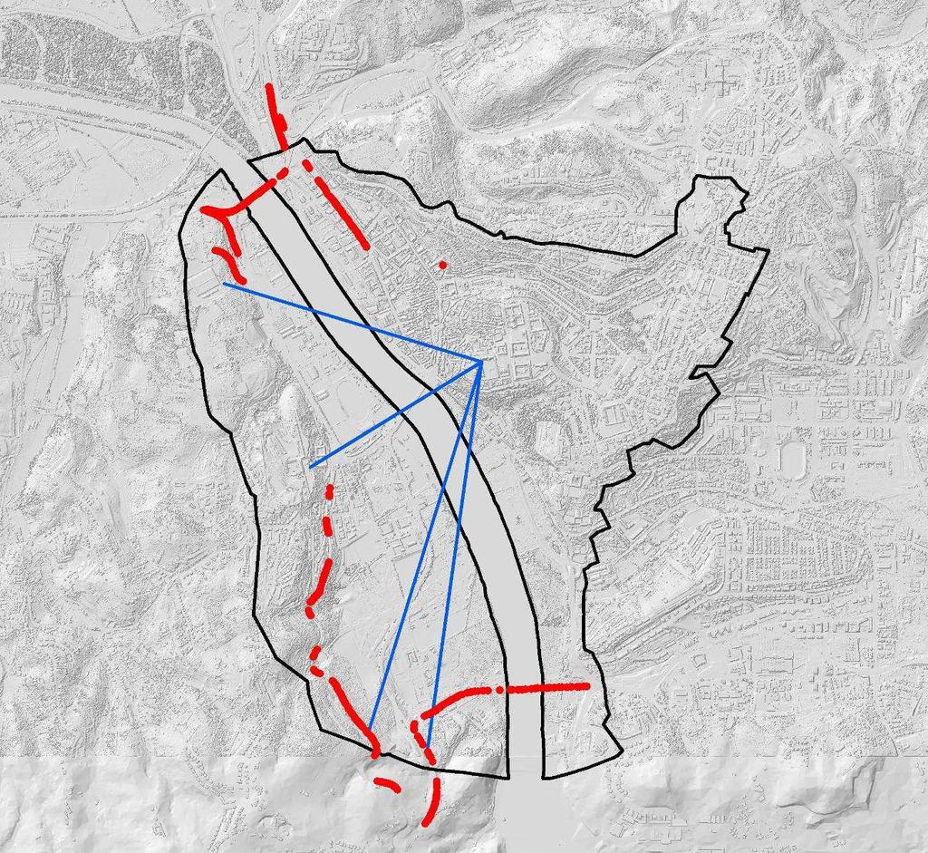 Estudo I Caminhos de visibilidade Identificação de perfis Perfil 1 Perfil 2 Perfil 3 Perfil 4 Caminhos de