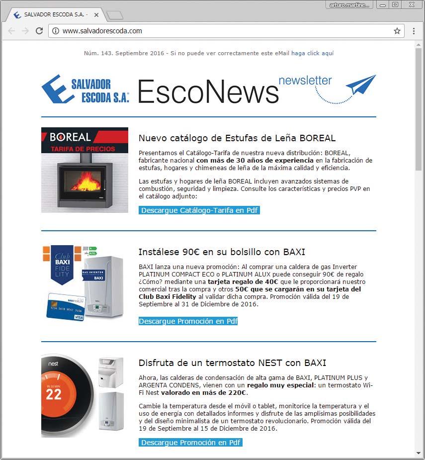 SUBSCREVA A NOSSA NEWSLETTER EscoNews Seja o primeiro a estar informado sobre os nossos produtos, ofertas, atualizações de