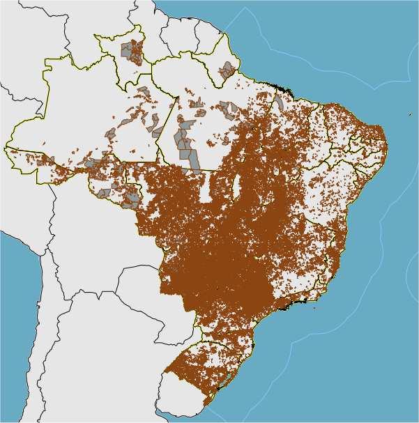 Situação Atual Retirado do aplicativo i3geo do Incra em Fevereiro de 2014