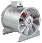 8 I Ventiladores axiais de desenfumagem AXC(B) e AXC(F) 00 C 0min 00 C 0min Virolas de diametro de 5 a 0 Pás de alumínio ajustáveis Virolas em chapa de aço galvanizado a quente Classe isolamento F,