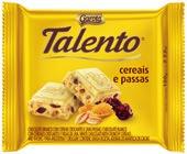 11320199-25g White chocolate with crunchy cereals and raisins Chocolate blanco con