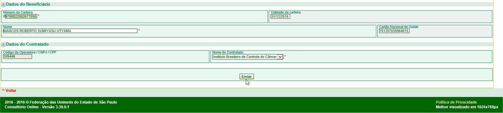 Elegibilidade: Para acessar este recurso, favor clicar no menu superior