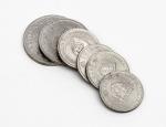 123 :: Moeda portuguesa, de 1$ em prata.