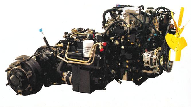 MOTORES Fabricante / Tipo GM / 2.4L N o de cilindros 04 Cilindrada 2.406 cc 17 Kgfm @ 2.650 rpm 62 hp DIESEL Fabricante / Tipo Yanmar / 4TNE98-3.3 L N o de cilindros 04 Cilindrada 3.
