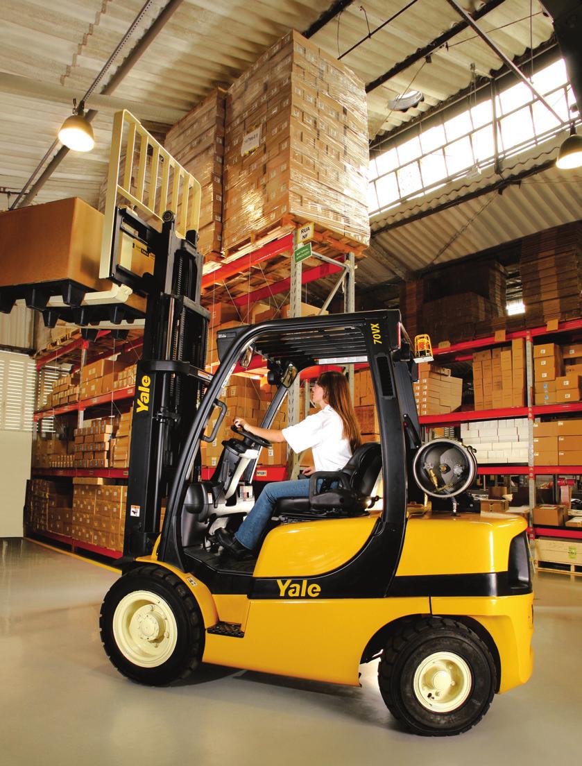 LYSE A logomarca Yale, VeracitorTM VX e Yale Global Hi VisTM são marcas registradas da Yale Materials Handling Corporation.