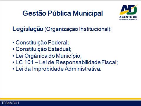 Guia do Participante Curso de Formação de Agentes de Desenvolvimento 11 3.