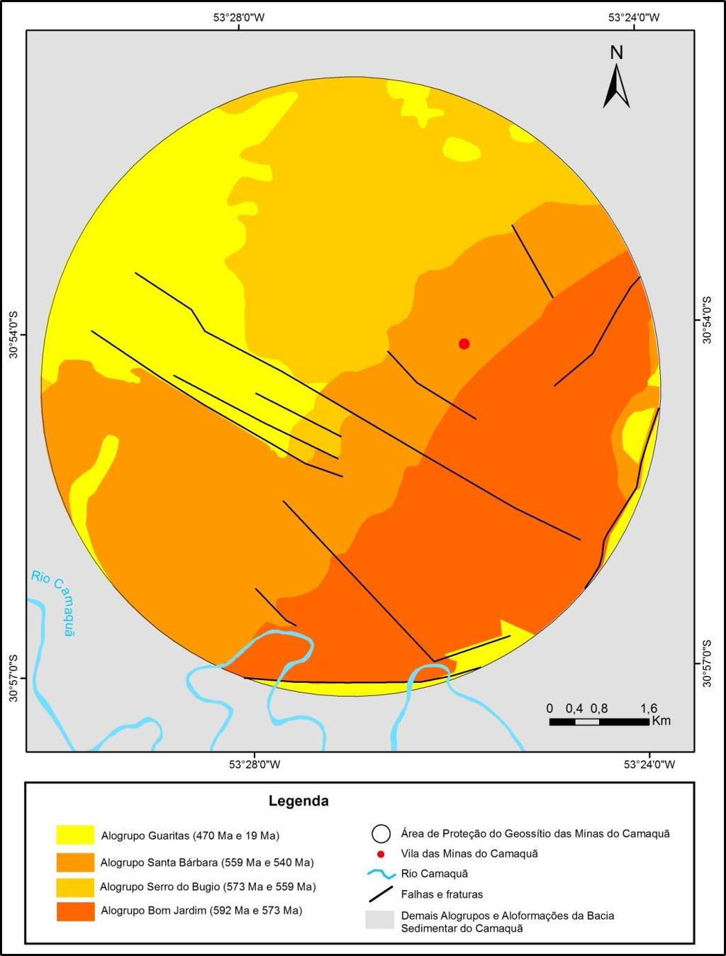 Figura 3:Aloformações da Área de Proteção do Geossítio