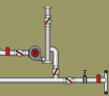 A válvula de retorno controla a recirculação de gases e, com isso, a pressão de entrada do moinho tendo uma pequena influência na temperatura de saída, uma vez que este volume de ar reaproveitado tem