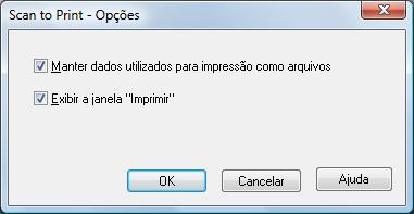 Usando o ScanSnap com o Quick menu (Windows) Preferências As configurações relacionadas ao [Scan to Print] podem ser alteradas. 1. Mova o cursor do mouse sobre o ícone [Scan to Print] e clique.