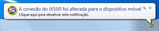 Quando estiver conectado com o dispositivo móvel via LAN sem fio Quando o ScanSnap e o dispositivo móvel estiverem