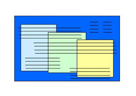 Usando o ScanSnap com o Quick menu (Mac OS) Aplicativo ABBYY Scan to PowerPoint(R) Documentos recomendados para a conversão Documentos que contém texto e diagramas / tabelas simples em um fundo