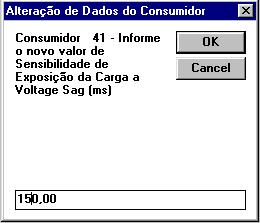 A Figura 3-36 mostra as telas de alteração de dados do consumidor e de dados de ramos.