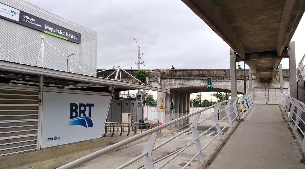 Acesso e Integração - Com outros modos de Transporte Público Integração física parcial e tarifária com outros BRTs e o trem (BUI
