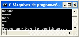 for (int i=1 ; i<=7 ; i++){ for ( int j= 1 ; j <= 5 ; j++) System.