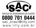 Em caso de dúvidas ou problemas com sua BASAGLAR KwikPen, consulte o seu médico e/ou entre em contato com o Lilly SAC 0800 701 0444.