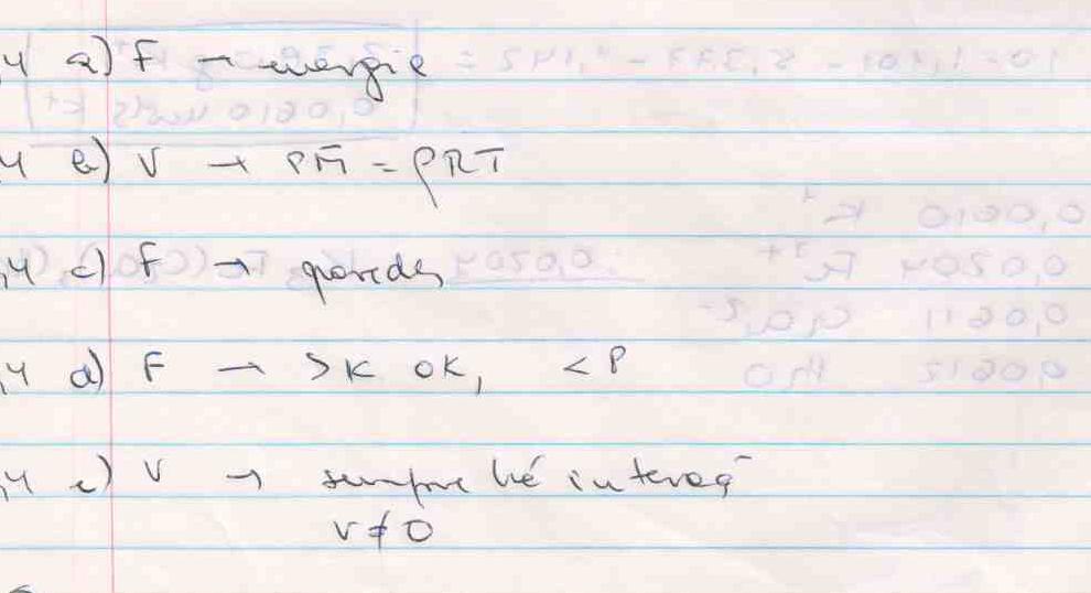 8. Diga, justificando, se as alternativas abaixo são verdadeiras ou falsas: a) o produto de pressão x volume tem as dimensões de força.