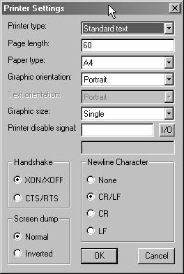 Programação Programação usando o software de programação 7 mpressora Seleccione [Printer] e pressione o botão direito do rato para chamar a janela de diálogo de configuração da impressora.