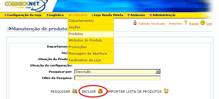 5. Cm cadastrar prduts, prmções e parâmetrs Cadastrand prduts manualmente Além da situaçã, prdut que faz us de atributs variáveis u adicinais pde ter s seguintes status adicinais: Cm cres e tamanhs: