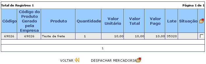 Serã exibids tds s pedids que cntém prduts prnts para a entrega: Clique n ícne d pedid que vcê vai despachar (cnfrme indicad na figura acima) e nvamente será