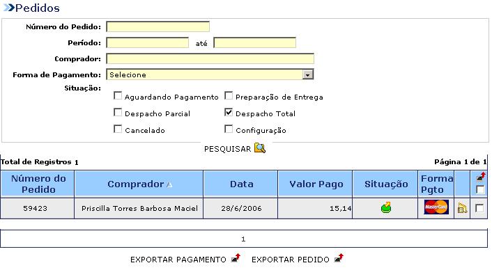 7. Cm administrar sua lja virtual Gerenciand pedids Imediatamente após a pstagem ds prduts, se vcê utilizu um ds serviçs de entrega ds Crreis: SEDEX, e-sedex, PAC u Exprta