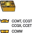 MULT-TASK MACNNG Coromant Capto cutting units Fixação CoroTurn 107 por parafuso SCMCN Ângulo de posição: κ r 50 (95 ) Ângulo de ataque: 40 SRDCN Entrada para refrigeração: Radial através do