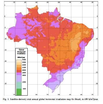 Solar resource availability Assessing the potenaal of concentraang solar photovoltaic generaaon in Brazil with satellite-