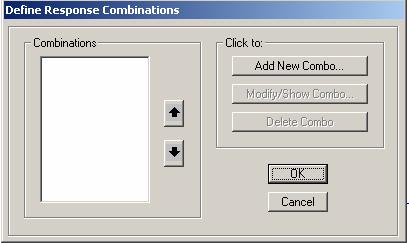 Para definir uma nova combinação clicar no botão Add New Combo 3.