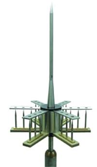 A: 254 mm (10 ). B: a terminação aérea maior de 600 mm deve ser suportada.