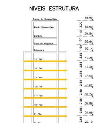 16 andares (15 pavimentos
