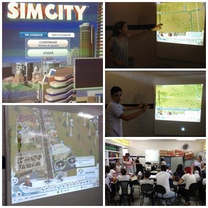 Fonte: Google Imagens. Figura 3: Desenvolvimento da atividade proposta com o jogo digital Simcity. Fonte: Sousa, J. M. F. de (2015).
