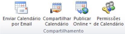 Compartilhando calendários O compartilhamento de calendários no Outlook é um grande facilitador para trabalhar em equipe.